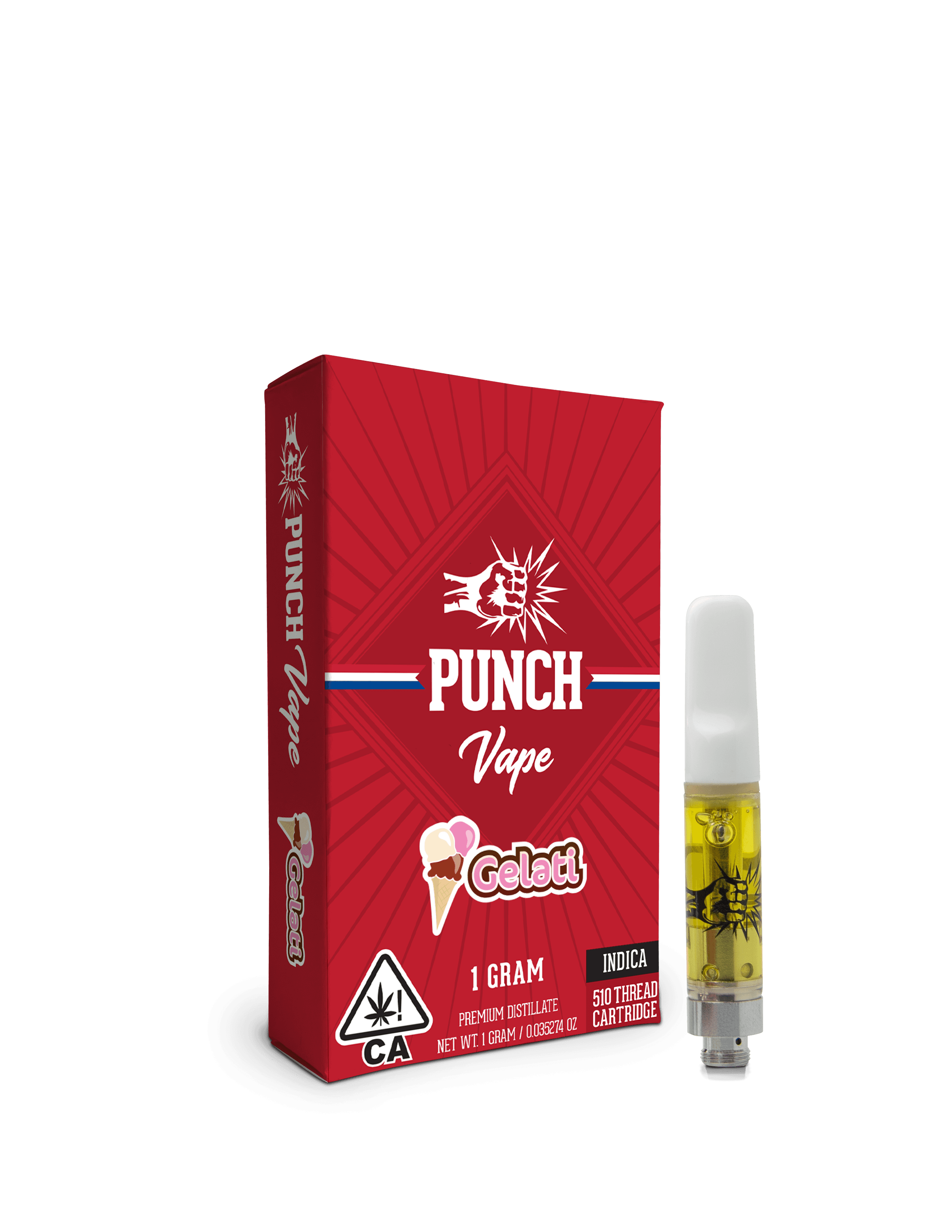 Gelati 1G Distillate Vape Cartridge