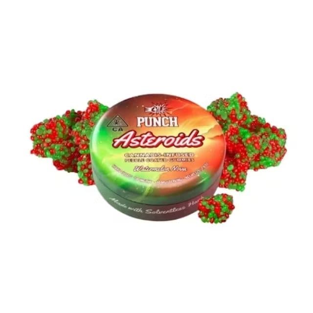 Watermelon Nova 100MG Astroids Solventless Gummies