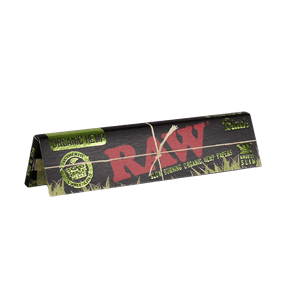 Black Organic King Size Slim Rolling Papers (32 Papers)